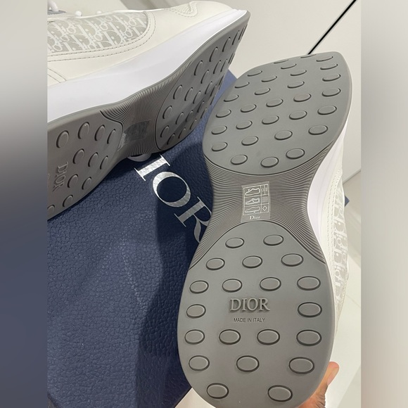 Mint Christian Dior B25  White Technical Mesh Men Sneakers luxury - Picture 10 of 16